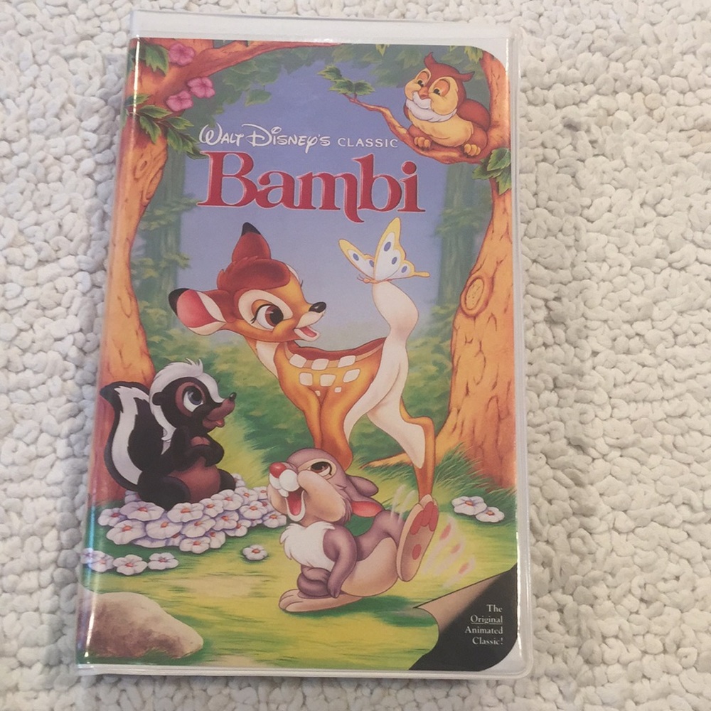 Bambi vhs rare new
